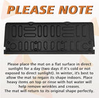 TripleAliners Tailgate Mat Compatible with Ford Super Duty F250/F350/F450 2017-2022 Accessories Truck Tailgate Liner Bed Cover All-Weather Protector Cargo Cover Custom Fit for 2017-2022 F250/F350/F450