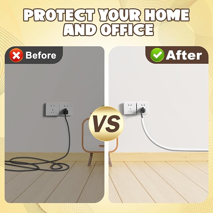 78 Inch Wall Cord Hider, Silicone Self Adhesive Cable Hider Cord Cover, Flexible Wire Covers for Cords Cable Cover Cable Concealer for Wires W0.59” H0.39” White