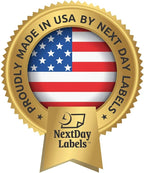 NextDayLabels - 2.5 Inch Round Sticker Labels (3000 Total) - Matte White Blank Laser/Inkjet Printer Labels - Circle Stickers (250 Sheets, 12 Per Sheet)