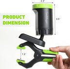 4-Pack Rechargeable LED Work Lights, 360-Degree Adjustable Spotlights with Magnetic Base, Clamp Lights for Barbecue, Workshop, Construction Site, Car Repairing and Home Using