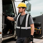AYKRM 2 Pockets Reflective Safety Vest High Visibility Class II Mesh Vest for Women & Men Meets ANSI Standards