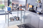 DuraSteel NSF Stainless Steel Table - 24 x 30 Inch Metal Work Table w/Undershelf - Commercial Kitchen, Restaurant, Garage, Laundry - Outdoor Stainless Steel Prep Tables Countertop Island Grill Small