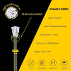 Bungee Cord Elastic Shock Cord 3/16" x 25' Bungee Rope for DIY, Tie Downs, Kayak and Outdoor - Army Green