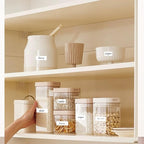 1000 Blank Removable Freezer Labels, Blank Removable Labels Water Oil Resistant with Perforation Line for Food Containers Jars Pantry Organization (Each Measures 1x 3 Inch)