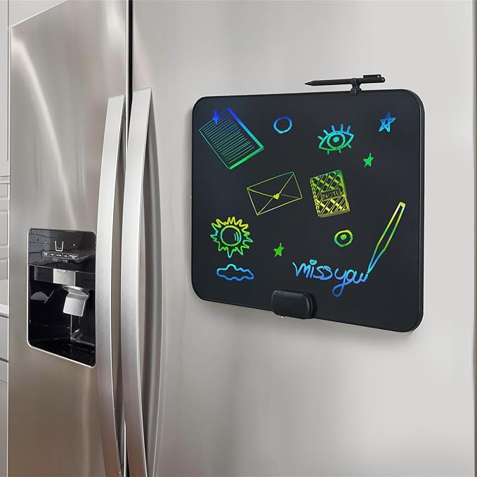 ROYALITA 20-Inch LCD Writing Tablet for Kids & Adults, Large Rechargeable Writing Board Doodle Board for Back to School, Birthday Gift, Built-in Magnets & Instant Erase Note Menu Board for Fridge