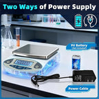 Lab Scale 5000g x 0.01g,13 Unit 0.01g Accuracy High Precision Digital Analytical Balance, Electronic Laboratory Precision Gram Scale Digital Kitchen/Jewelry/Scientific Scale