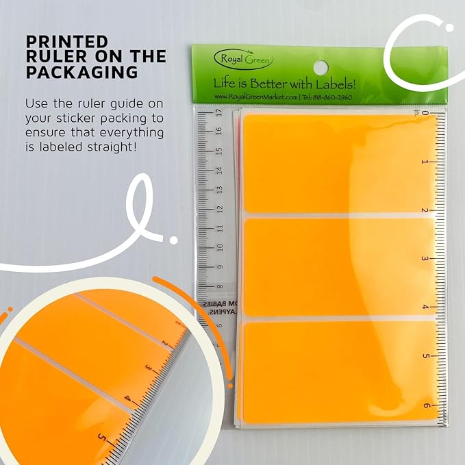 Royal Green Rectangular Stickers Color-Coding Labels for Organizing, Moving, and Storage Boxes 4" x 2" Stickers to Write On Name Tags, 150-Pack (Grey)