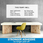 AFMAT Whiteboard for Wall, 8 x 4 ft White Board Sticker, 96 x 48 inches Dry Erase Wallpaper, Peel and Stick Whiteboard Contact Paper Roll for Wall/Table/Doors/Glass/Fridge, 9 Dry Erase Markers