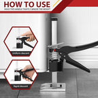 Labor Saving Arm Jack Handle 2 Pack,12 in Construction,Multifunctional Furniture Jack for Installing Cabinets and Wall Tile Height Adjuster Handheld Lifter Tool, Load 440LBS