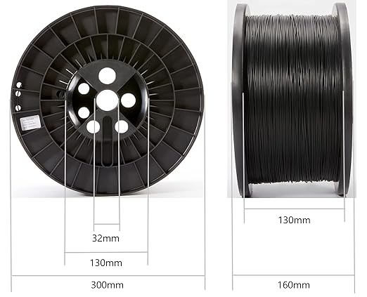 Polymaker PLA Filament, Black 3D Printing PLA Filament 1.75mm 5kg - PolyLite 3D Printer PLA Filament, Dimensional Accuracy +/- 0.03mm, Compatible with Most 3D Printer, Black