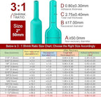 Chanzon 3:1 Ratio - 80ft Roll - Heat Shrink Tubing 2" (50mm) - Marine Grade Waterproof Adhesive Lined - (25M Total Length) Green Polyolefin Sleeving Wrap Shrinking 3 to 1 Ratio 1pcs