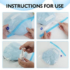 100 Pcs 3D Filament Storage Bags 13.4 x 11.8 Inch Reusable 3D Printer Filament Storage Bags and Humidity Indicator Cards Vacuum Sealed Kit with sealed bag clips pen pump for Keeping Files Dry
