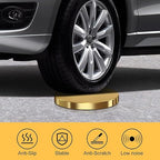 kaiyomi 4Pcs Stanchions with Red Velvet Ropes Set, 5 Feet Velvet Ropes and Posts Poles for Red Carpet Party Decoration and 360° Photo Booth (Golden)