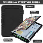 Clipboard with Storage,Storage Clipboard with Pen Holder,Heavy Duty Plastic Storage Clipboard with Low Profile Clip, Clipboard Folder, Teacher Must Haves, Office Supplies,Colorful Cats