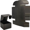 6x6x4 inches Small Shipping Boxes Set of 25 - Black Mailer Corrugated Cardboard Boxes for Shipping Packaging Mailing Products