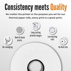2 1/4 X 200 Thermal Paper Rolls (50 Rolls/Box) – BPA-Free Rolls for POS Systems, Cash Registers & Credit Card Machines