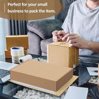Eupako 11x8x2" Brown Shipping Boxes Corrugated Box Mailers 20 Pack Cardboard Shipping Boxes for Small Business, Mailing