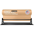 Brown Kraft Paper Jumbo Roll 36" x 14400" (1200 ft) with Dispenser – USA-Made Natural Kraft Paper 30lb Thickness for Packing, Wrapping, Void Filling, Kids' Arts, DIY & School Projects by IDL Packaging