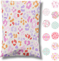 10x13 Designer Poly Mailer 100 Pack Heavy Duty Waterproof Self Seal Shipping Bags for Small Business Large Mailing Envelopes Bulk Tear Resistant Cute Packaging Preppy Leopard