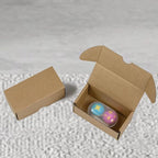 4.6x2.2x2.2 Inches Shipping Boxes Set of 50, Brown Corrugated Cardboard Box Literature Mailer for Packing Small Business