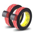 Double Sided Tape Heavy Duty,1 in x 16.5 ft Strong Adhesive Waterproof Mounting Tape for Car, Walls, LED Strip Light, Home & Office Décor (2PC)