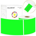 3x5 Inch Thermal Label Stickers,300Pcs Waterproof Rectangle Labels for Storage Bins,Moving Boxes,Address & Inventory Organization,Small Business Labeling,Fluorescent Green