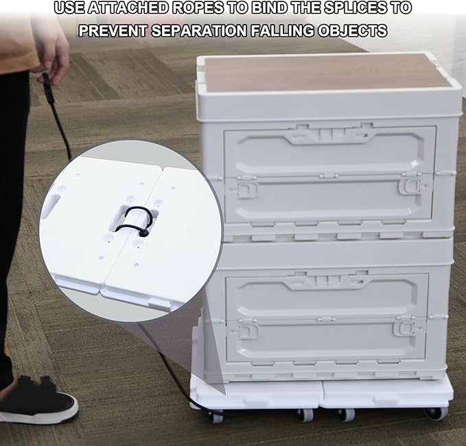 Furniture Dolly,Moving Dolly 4 Wheels Heavy Duty,16in-11in 500lbs Capacity,Furniture Movers Dollys with Wheels,4 Wheels Small Flat Dolly Cart, 2 Pack, White
