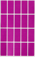 Royal Green Purple Colored Name Tags (40mm x 19mm) 1.57 inch x 0.75-1000 Pack