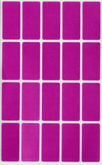 Royal Green Purple Colored Name Tags (40mm x 19mm) 1.57 inch x 0.75-1000 Pack