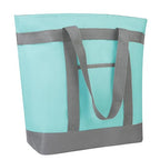 Insulated Reusable Tote Bag for Grocery Shopping for Women/Men, Pizza/Food Delivery Bag to Keep Food Cold/Hot for Commercial Food Transport, Cooler bags for Travel/Beach/Picnic, Green