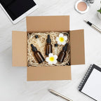 6 Pack Shipping Boxes 8x6x6 Inches, White Corrugated Cardboard Mailing Box for Packing, Mailing, Small Business