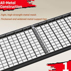 68" Wide Heavy Duty Garage Shelving Units, 4-Tier Deep Storage Shelves,Black Metal Garage Shelves,Steel Shelf,Large Storage Rack,Industrial Shelving for Shop, 68" W x 20" D x 68" H