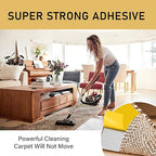 WINNOW Heavy Duty Double Sided Rug Tape 2 Inch x 66 Feet – Carpet Tape Gripper for Wood, Tile & Carpet, Non‑Slip, Strong Hold, Removable, 2 Rolls