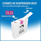 2025 Year Stickers, Doctor Stuff 2025 Chart Stickers, Holographic Fuchsia Colored, USA Made Year Labels for End Tab File Folders, 500 Labels per Roll, 1 Roll, 3/4" x 1-1/2"