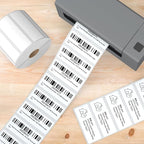 12 Rolls 3" X 1" Address Labels, 1300/Roll - Direct Thermal Labels Compatible with Zebra & Rollo Printers, BIAlabel