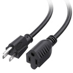 [ETL Listed] Cable Matters 16 AWG Heavy Duty 13A Long Power Extension Cord - 35ft, 3 Prong Power Cord Extension, NEMA 5-15P to NEMA 5-15R, Black