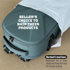 Poly Mailers 19x24 Inch - 100 Pack - Large Shipping Bags for Clothing & Packages, Strong Adhesive Sealing Mailing Envelopes for Small Business, White