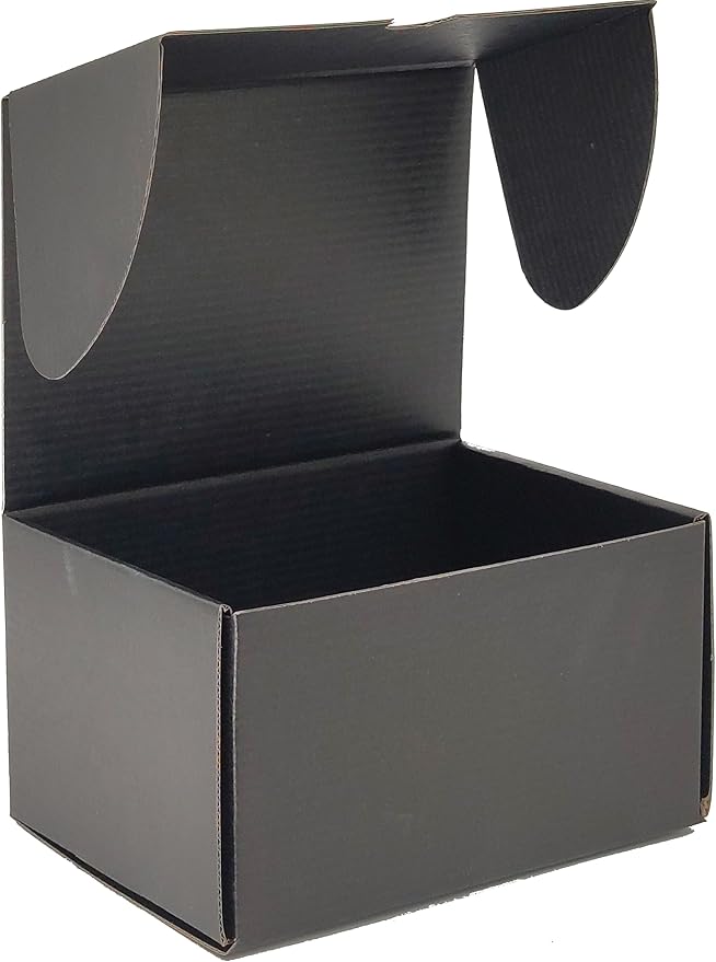Black Shipping Boxes for Small Business Pack of 15-12x9x6 inches Cardboard Corrugated Mailer Boxes for Shipping Packaging Craft Gifts Giving Products