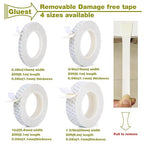 Damage Free Double Sided Tape 20ft, Removable Picture Hanging Strips Residue Free, Heavy Duty Mounting Tape, No Damage Wall Tape,Wall Adhesive Strips Foam Tape Wide Roller
