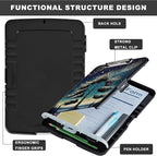 Clipboard with Storage,Heavy Duty Plastic Storage Clipboard with Low Profile Clip,Teacher Must Haves,Office Supplies,Sky Forest Tree