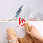 Honeycomb Packing Paper 16" x 400', Bubble Cushioning Wrap for Packing/Shipping/Moving, Eco-Friendly Bubble Packing Paper Wrapping for Fragile Items,Electronics and Bouquet Packaged