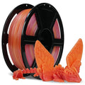 FLASHFORGE Rapid PLA Filament 1.75mm +/- 0.02mm Yellow to Pink Gradient, Max 500mm/s High Speed Printing, 3D Printer Filament 1kg(2.2lbs), Changing Colors with Light