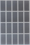 Royal Green Permanent Adhesive Sticker Label Rectangles in Grey 1.57 inch x 0.75 inch (40mm x 19mm) - 2000 Pack