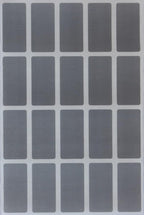 Royal Green Permanent Adhesive Sticker Label Rectangles in Grey 1.57 inch x 0.75 inch (40mm x 19mm) - 2000 Pack