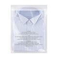 iMailer - 100 Count - 12" x 15" Clear Plastic Poly Bags with Suffocation Warning for Clothing, T-Shirts,Shipping, Packaging -Resealable Adhesive,Not Strong