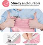 Fuxury Large Poly Mailers 19x24 Inch 500 Pcs, Bulk Shipping Bags for Clothing, Strong Adhesive Shipping Envelopes for Small Business Suppliers,Waterproof Mailers Poly Bags Mailing Envelopes Pink