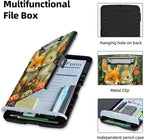 Clipboard with Storage Box & Pen Holder,Heavy Duty Clip Boards 8.5x11 for Nursing,High Capacity,School & Office Supplies,Fox Rabbit Mushroom