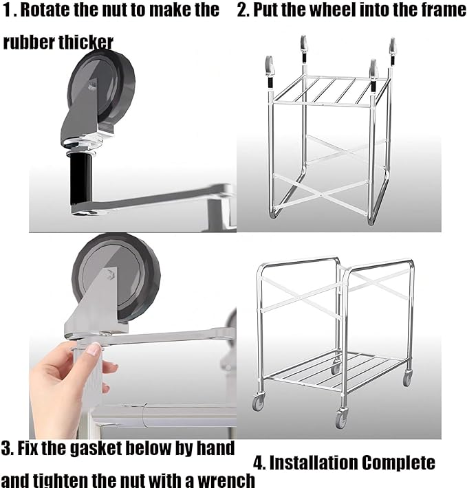Commercial Laundry Cart 12 Bushel (400L) Collapsible Laundry Baskets with Wheels, Heavy Duty Industrial Rolling Baskets Trucks with Steel Frame and Waterproof Oxford Cloth, for Home Organizer Storage