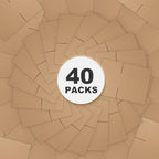CRUGLA 40 Packs 6x4x4 Shipping Boxes Corrugated Cardboard Boxes Mailers Shipping Box for Packaging Small Business