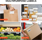 MUNBYN 3x2 Inch White Thermal Labels, Thermal Sticker Labels for Price, Barcode, Mailing, Name, 500 Sheets/1 Roll